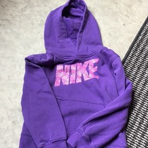 Girls sparkle Nike hoodie